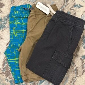 Lot of boys size 5 bottoms.  1 pants and 2 shorts.